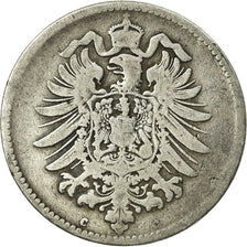 Coin, GERMANY - EMPIRE, Wilhelm I, Mark, 1875, Frankfurt, VF(20-25), Silver