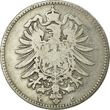 Coin, GERMANY - EMPIRE, Wilhelm I, Mark, 1875, Frankfurt, VF(20-25), Silver