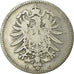 Coin, GERMANY - EMPIRE, Wilhelm I, Mark, 1875, Frankfurt, VF(20-25), Silver