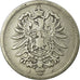 Coin, GERMANY - EMPIRE, Wilhelm I, Mark, 1875, Stuttgart, VF(20-25), Silver