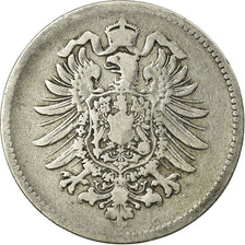 Coin, GERMANY - EMPIRE, Wilhelm I, Mark, 1875, F(12-15), Silver, KM:7