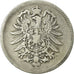Coin, GERMANY - EMPIRE, Wilhelm I, Mark, 1875, F(12-15), Silver, KM:7