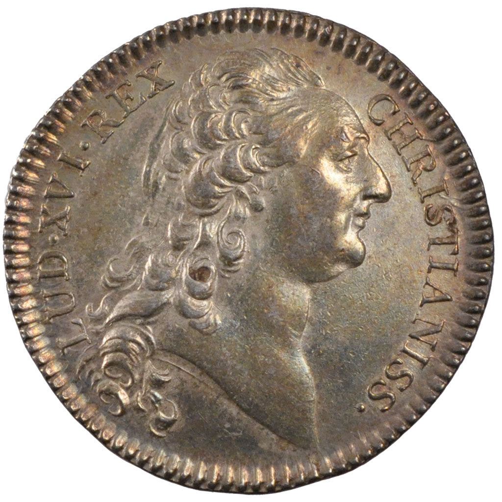 France, Royal, Token, MS(60-62), Silver, Feuardent #2222, 8.60