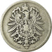 Coin, GERMANY - EMPIRE, Wilhelm I, Mark, 1876, Munich, VF(20-25), Silver, KM:7