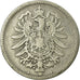 Coin, GERMANY - EMPIRE, Wilhelm I, Mark, 1880, Berlin, VF(20-25), Silver, KM:7