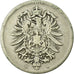 Coin, GERMANY - EMPIRE, Wilhelm I, Mark, 1881, Munich, VF(20-25), Silver, KM:7