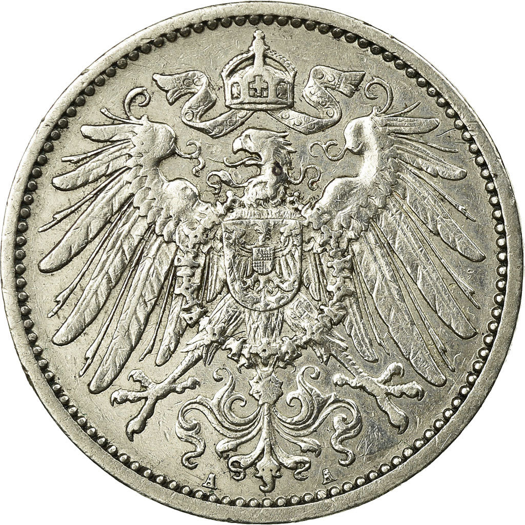 Coin, GERMANY - EMPIRE, Wilhelm II, Mark, 1906, Berlin, EF(40-45), Silver, KM:14