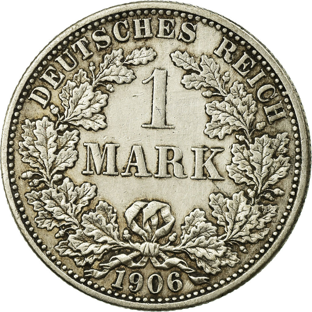 Moneta, GERMANIA - IMPERO, Wilhelm II, Mark, 1906, Stuttgart, BB, Argento, KM:14
