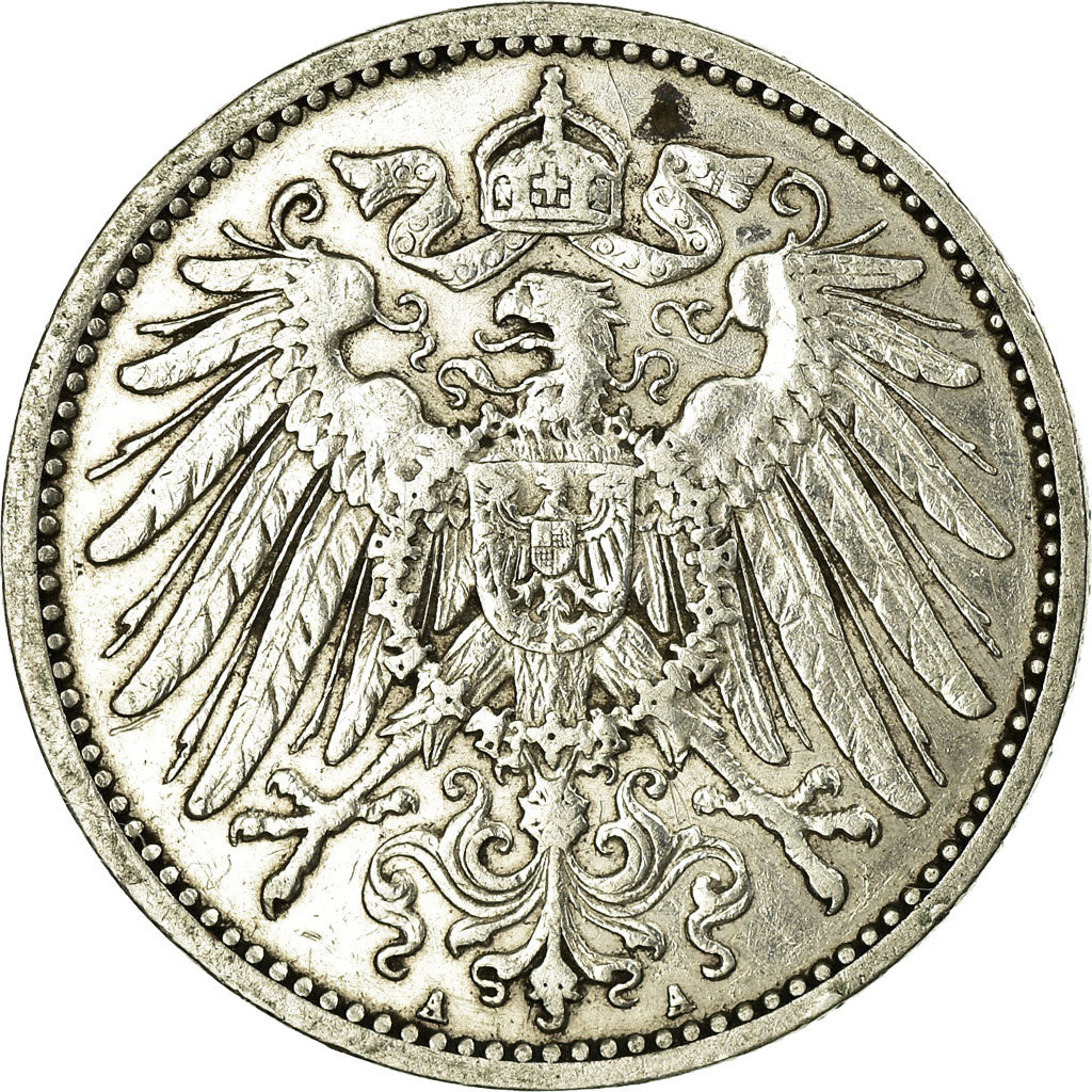 Coin, GERMANY - EMPIRE, Wilhelm II, Mark, 1905, Berlin, EF(40-45), Silver, KM:14
