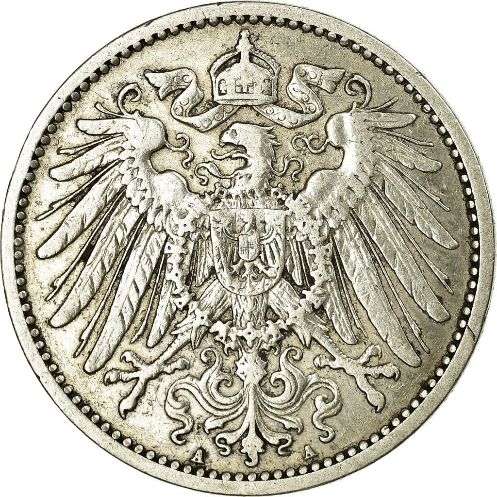 Coin, GERMANY - EMPIRE, Wilhelm II, Mark, 1905, Berlin, EF(40-45), Silver, KM:14