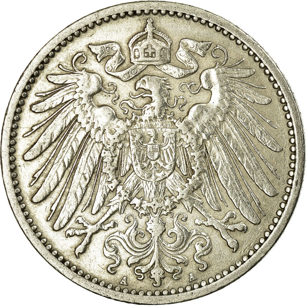 Coin, GERMANY - EMPIRE, Wilhelm II, Mark, 1905, Berlin, EF(40-45), Silver, KM:14