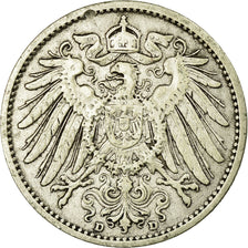 Coin, GERMANY - EMPIRE, Wilhelm II, Mark, 1902, Munich, EF(40-45), Silver, KM:14
