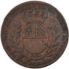 France, Royal, Token, 1751, AU(50-53), Copper, Feuardent #10106, 9.48