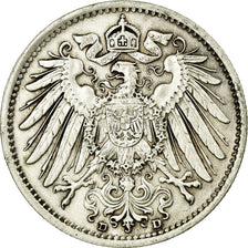 Coin, GERMANY - EMPIRE, Wilhelm II, Mark, 1914, Munich, EF(40-45), Silver, KM:14