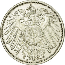 Coin, GERMANY - EMPIRE, Wilhelm II, Mark, 1914, Stuttgart, EF(40-45), Silver