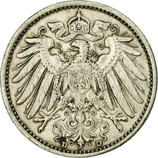 Coin, GERMANY - EMPIRE, Wilhelm II, Mark, 1915, Munich, EF(40-45), Silver, KM:14