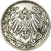 Coin, GERMANY - EMPIRE, 1/2 Mark, 1905, Munich, EF(40-45), Silver, KM:17