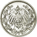 Coin, GERMANY - EMPIRE, 1/2 Mark, 1905, Stuttgart, EF(40-45), Silver, KM:17