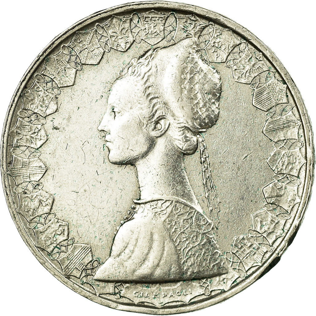 Coin, Italy, 500 Lire, 1960, Rome, EF(40-45), Silver, KM:98