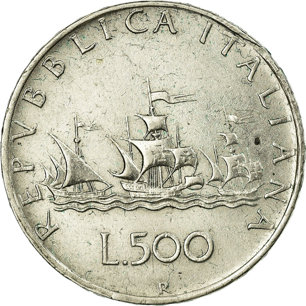 Coin, Italy, 500 Lire, 1960, Rome, EF(40-45), Silver, KM:98