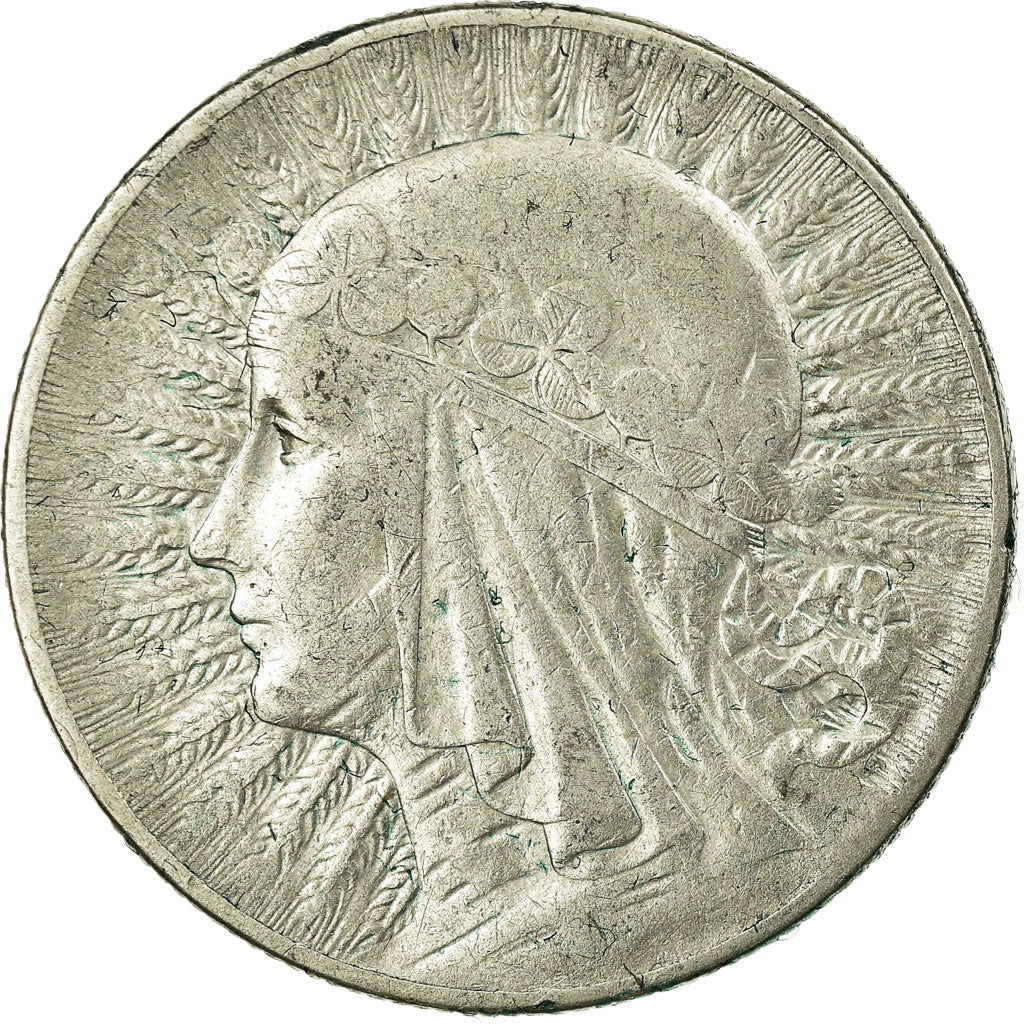 Coin, Poland, 5 Zlotych, 1933, Warsaw, EF(40-45), Silver, KM:21