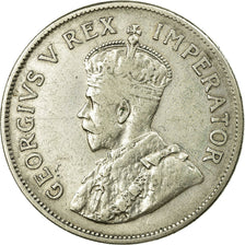 Coin, South Africa, George V, 2-1/2 Shillings, 1935, EF(40-45), Silver, KM:19.3