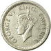 Coin, INDIA-BRITISH, George VI, 1/4 Rupee, 1942, EF(40-45), Silver, KM:546