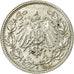 Coin, GERMANY - EMPIRE, 1/2 Mark, 1915, Stuttgart, EF(40-45), Silver, KM:17