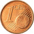 Grécia, Euro Cent, 2003, MS(63), Aço Cromado a Cobre, KM:181