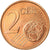 Greece, 2 Euro Cent, 2009, MS(63), Copper Plated Steel, KM:182