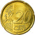 Grecja, 20 Euro Cent, 2010, Athens, MS(63), Mosiądz, KM:212