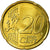 Grecia, 20 Euro Cent, 2010, SC, Latón, KM:212