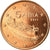 Grécia, 5 Euro Cent, 2011, MS(63), Aço Cromado a Cobre, KM:183