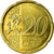 Grecja, 20 Euro Cent, 2011, Athens, MS(63), Mosiądz, KM:212