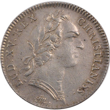 France, Royal, Token, 1728, AU(50-53), Silver, 7.80