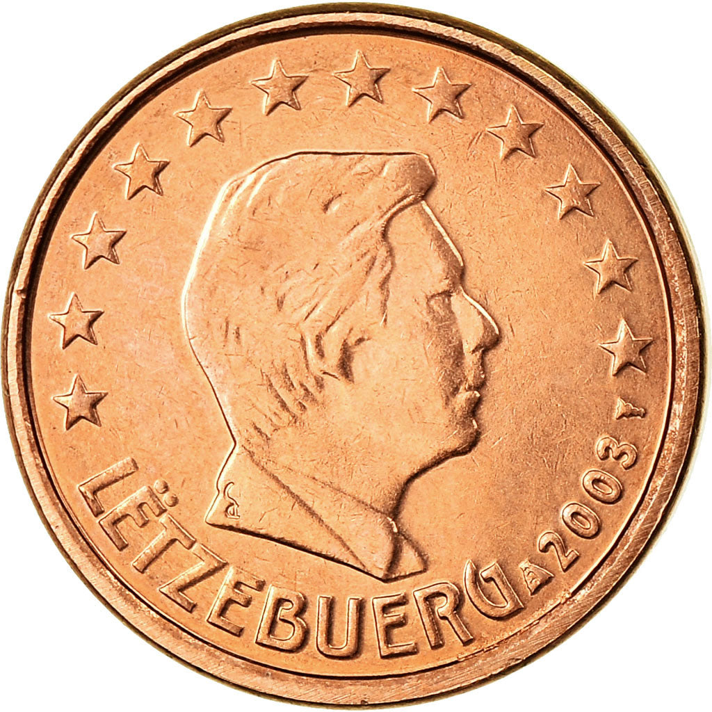 Luxemburg, Euro Cent, 2003, UNZ, Copper Plated Steel, KM:75