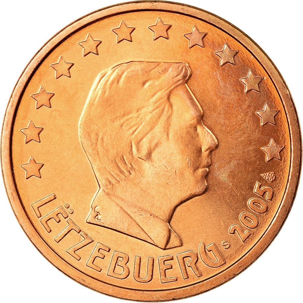 Luxemburg, 5 Euro Cent, 2005, UNZ, Copper Plated Steel, KM:77