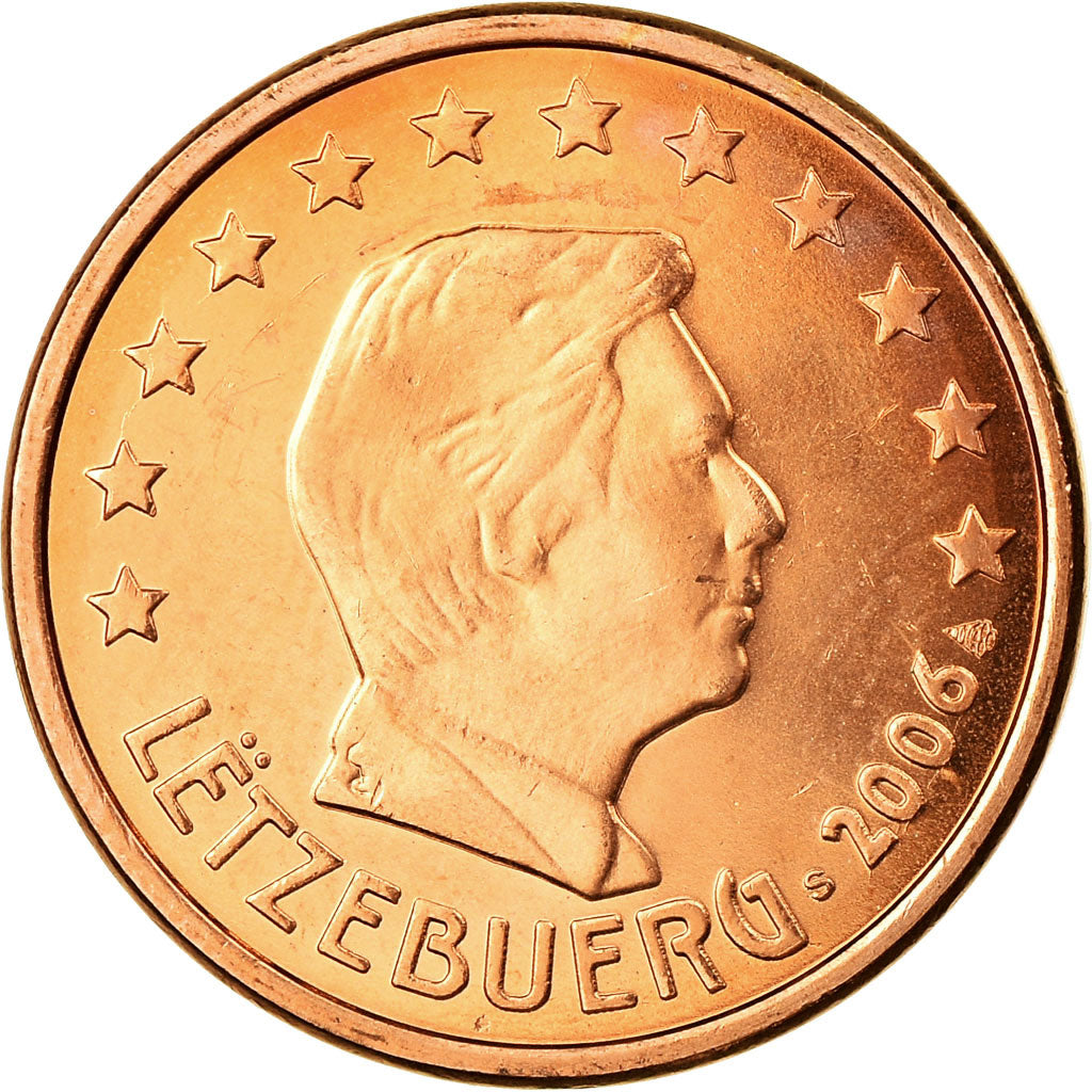 Luxemburg, 5 Euro Cent, 2006, UNZ, Copper Plated Steel, KM:77
