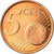 Luxemburg, 5 Euro Cent, 2006, UNZ, Copper Plated Steel, KM:77