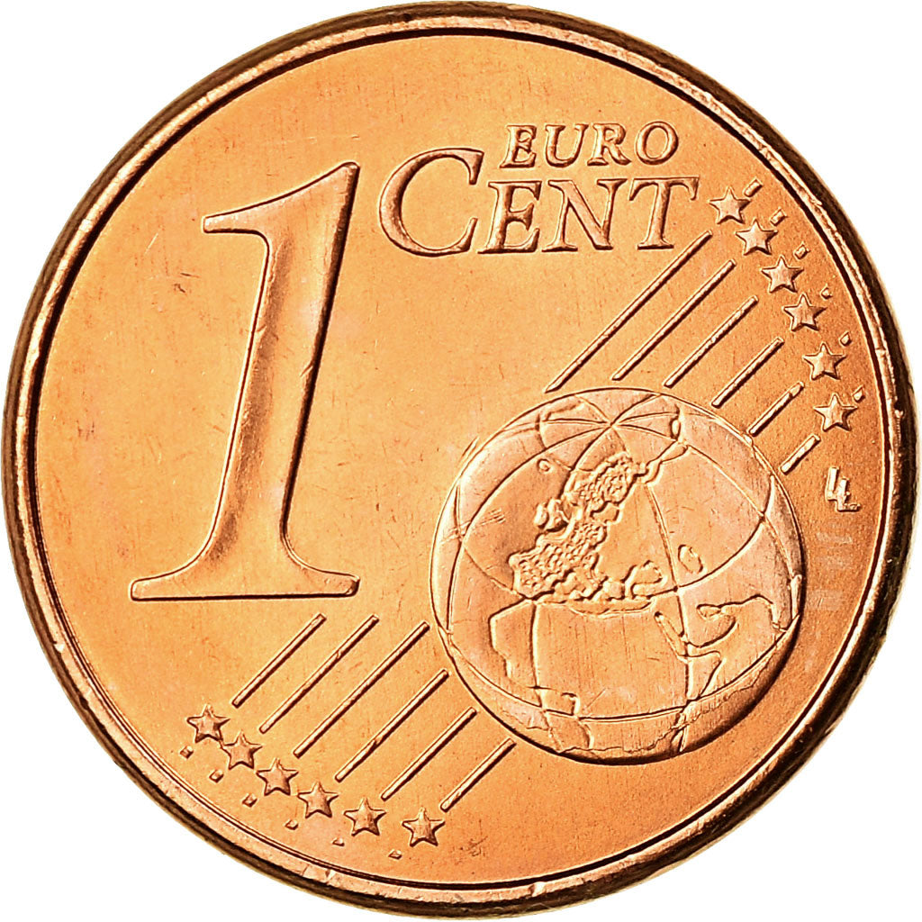 Luxembourg, Euro Cent, 2008, MS(63), Copper Plated Steel, KM:75