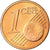 Luxemburgo, Euro Cent, 2010, MS(63), Aço Cromado a Cobre, KM:75