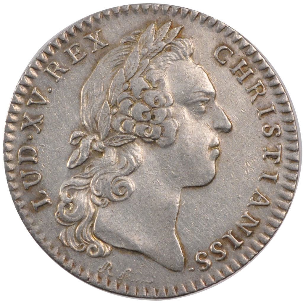 France, Royal, Token, 1754, AU(50-53), Silver, Feuardent #9137, 7.66