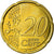 Luxemburgo, 20 Euro Cent, 2010, MS(63), Latão, KM:90