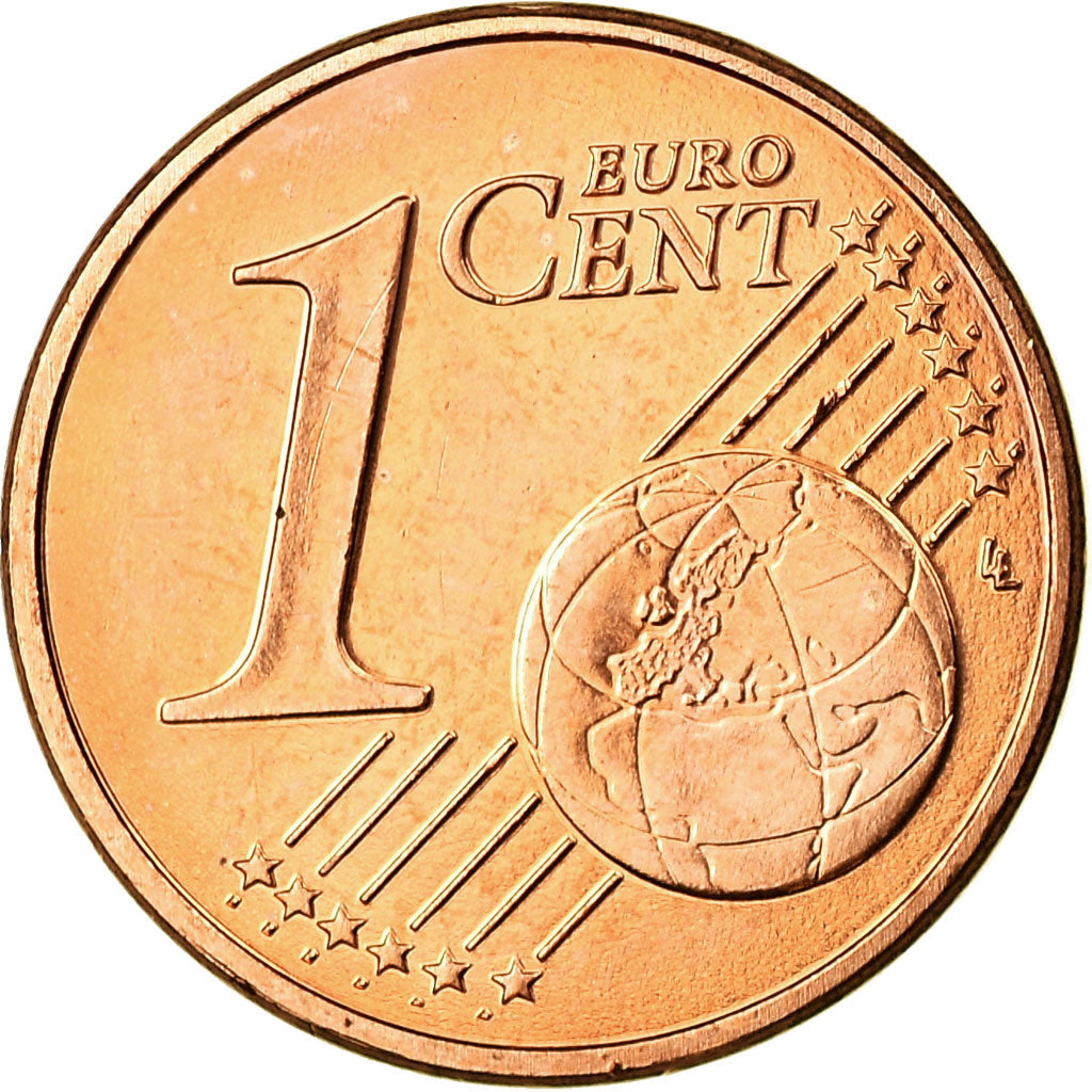 Luxemburgo, Euro Cent, 2012, MS(63), Aço Cromado a Cobre, KM:75