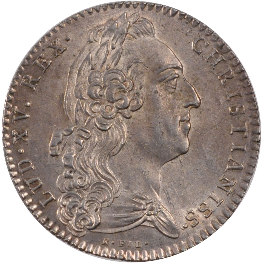 France, Royal, Token, 1766, AU(55-58), Silver, Feuardent #8774, 6.63