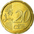 Luxemburgo, 20 Euro Cent, 2012, MS(63), Latão, KM:90