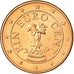 Austria, Euro Cent, 2010, Vienna, MS(63), Miedź platerowana stalą, KM:3082
