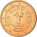 Autriche, Euro Cent, 2011, SPL, Copper Plated Steel, KM:3082