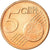 Áustria, 5 Euro Cent, 2011, MS(63), Aço Cromado a Cobre, KM:3084