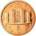 Italien, Euro Cent, 2003, UNZ, Copper Plated Steel, KM:210